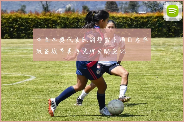中国冬奥代表队调整雪上项目名单致备战节奏与奖牌分配变化